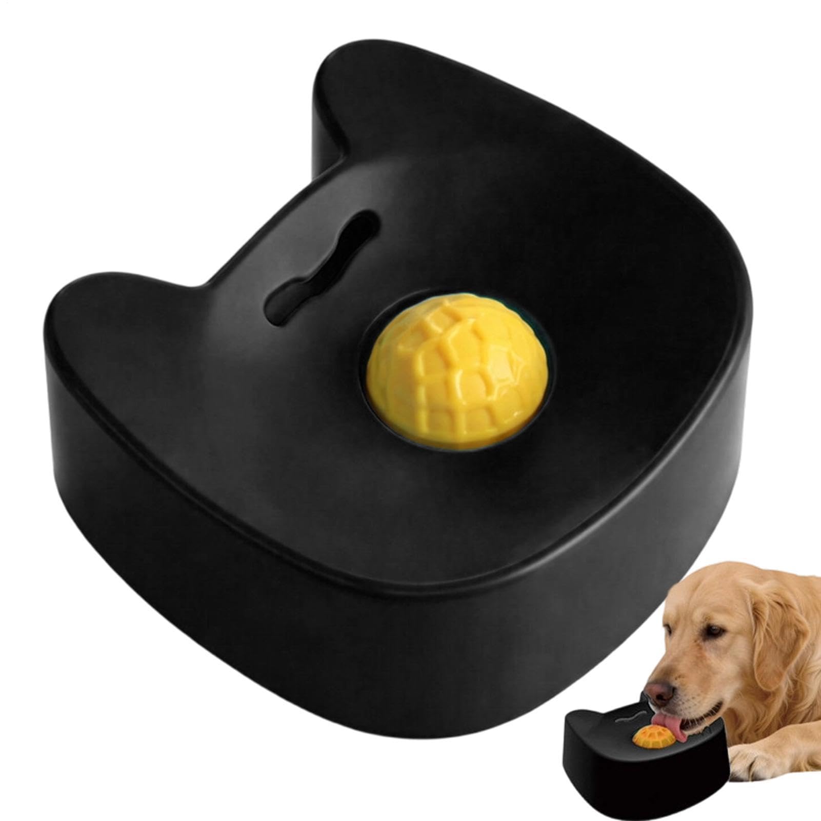 Jouet de léchage pour chien avec bille rotative anti-glouton