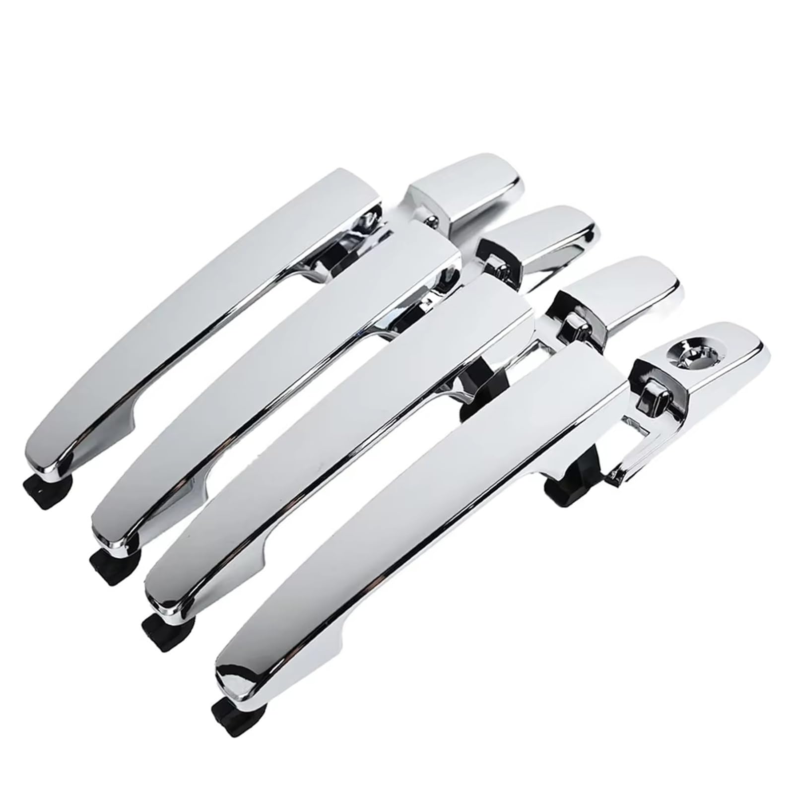 Qjahxkf Chrome Replacement Exterior Door Handles 4 Piece Car Exterior Outside Door Handle 8S4z-5422404-Aa 8S4z5422404aa For For Focus 2008 2009 2010 2011 Outer Handle(Chrome)