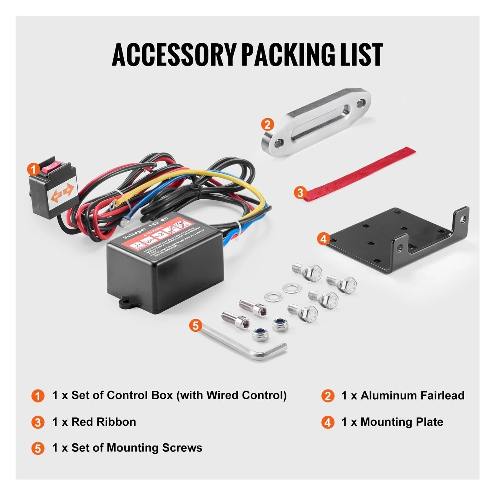 Cabrestante Eléctrico ATV/UTV De 3500 Libras Con Cable Para Coche Cuerda Sintética 39 Pies Para Remolcar Barco Y Camión Herramienta Elevadora Eléctrica