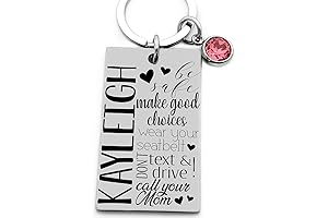 Drive Safe, Make Good Choices Keychain: The Perfect Gift for Teen Girls