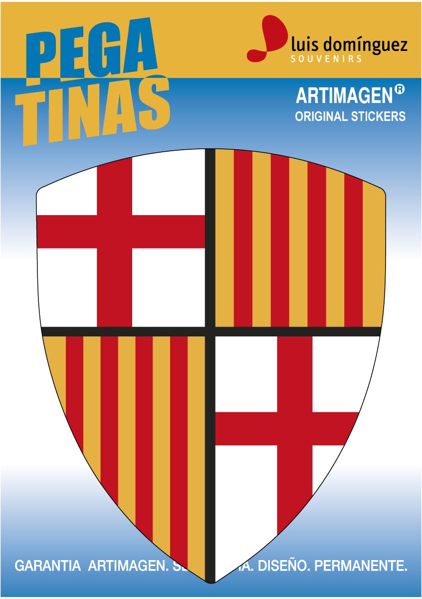 Naklejka Escudo pico Barcelona 40x60 mm