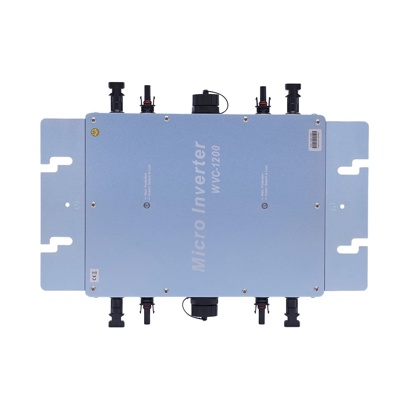 1200 W Micro Solar Inversor para Balcón, IP65 resistente a la intemperie, tecnología MPPT, control WiFi y aplicación, Plug & Play PV Inverter, Plug and Play, fácil instalación