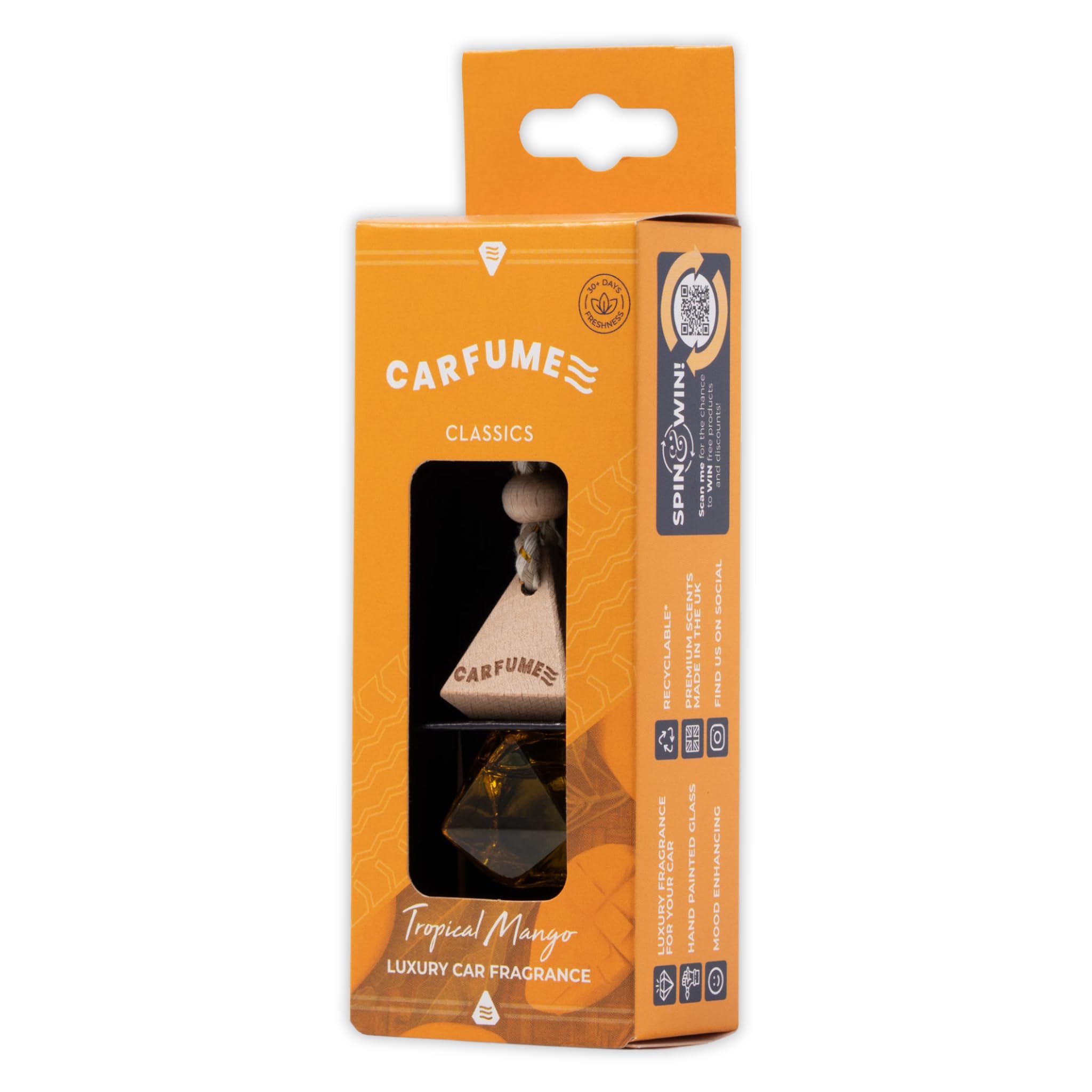 Tropical Mango Carfume Car Air Freshener Diffuser