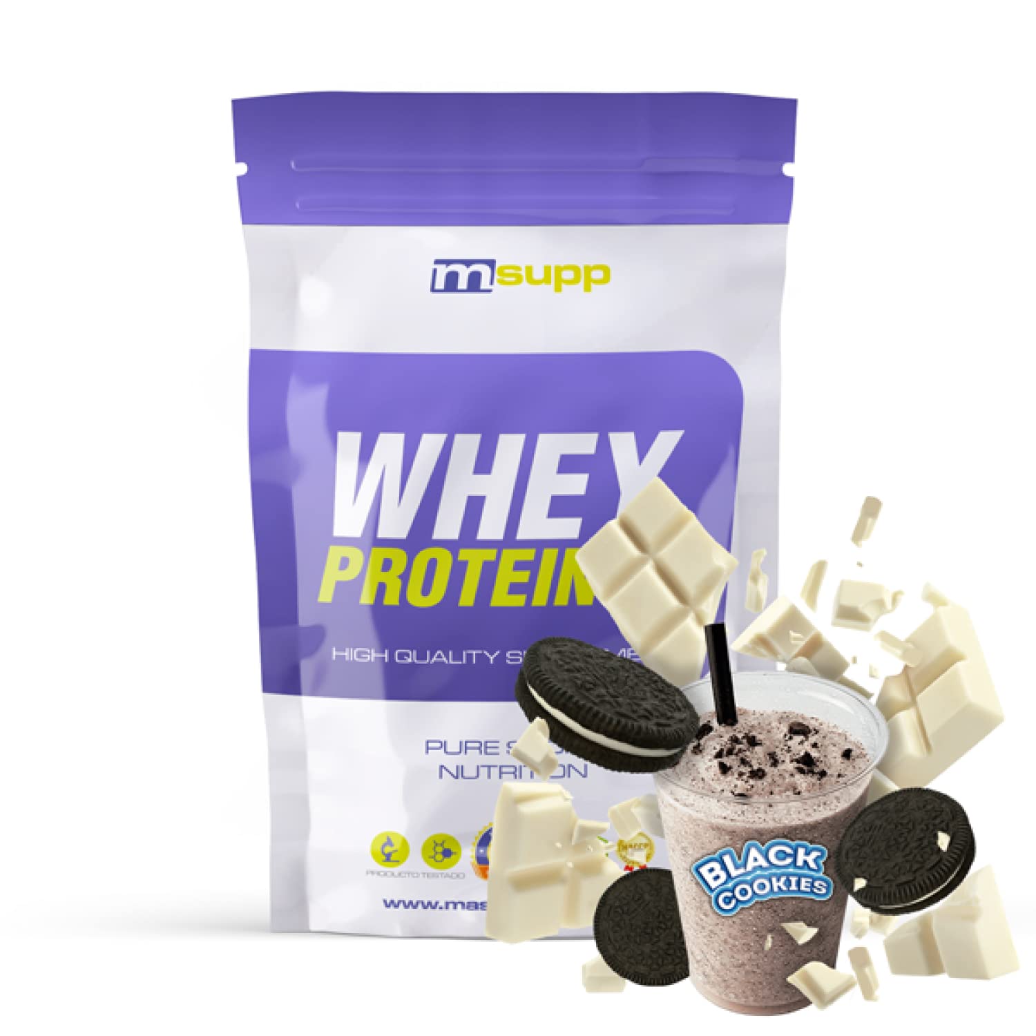 MASmusculo - Whey Protein80-500 g - Choco Surprise - Suplemento Deportivo Puro de Calidad - Proteína Whey - Con Lacprodan de Arla y Suero de Leche - Ayuda a Aumentar la Masa Muscular — view 24