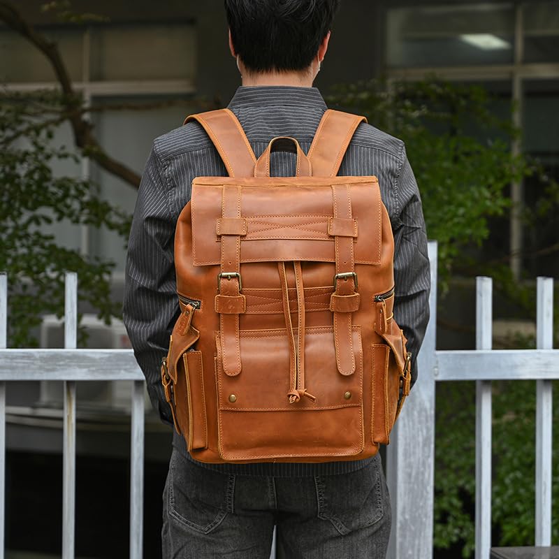 Amazon.co.jp: メンズ 本革 16インチPC対応 A4 レザー 大容量 多機能