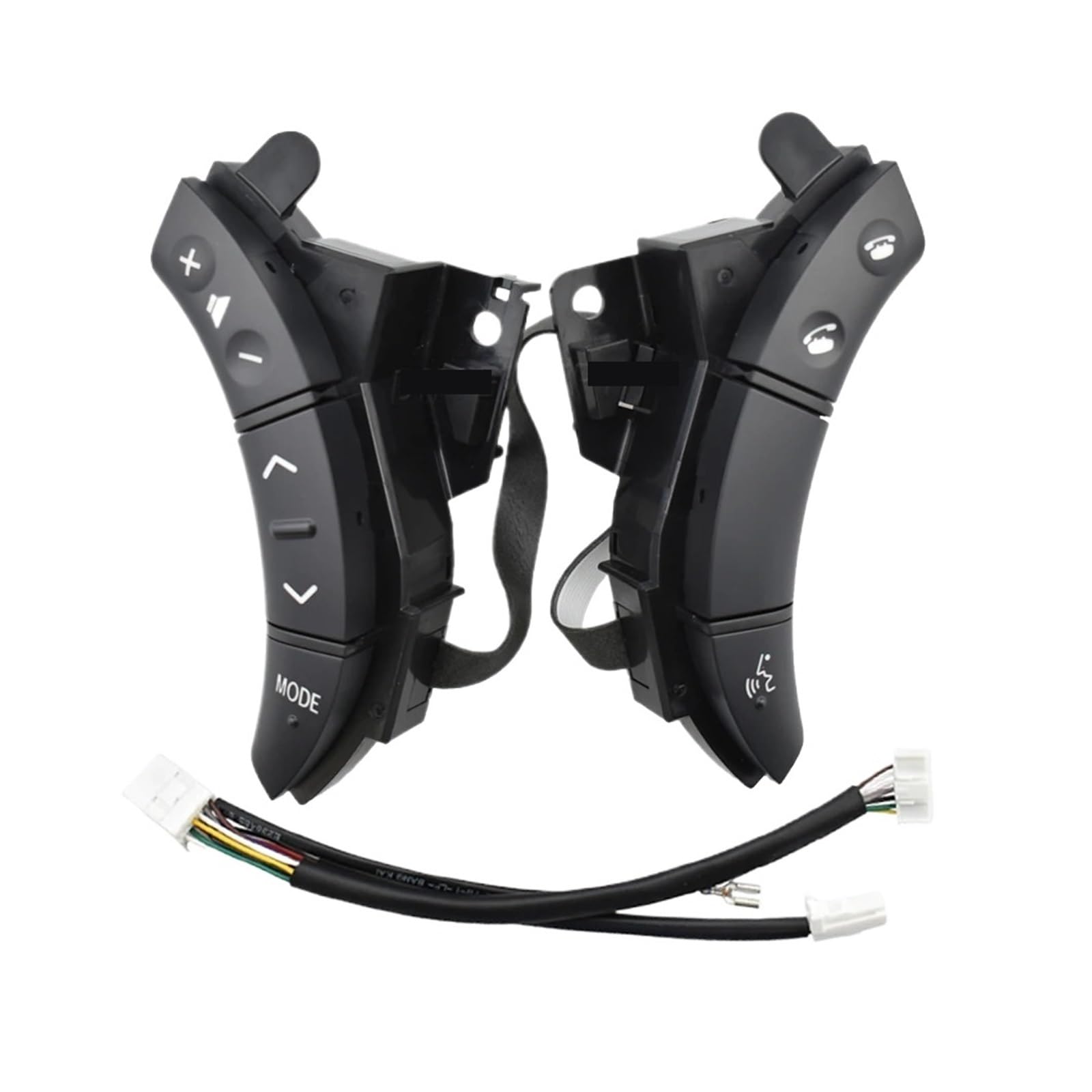Fit for Toyota Land Cruiser Prado 120 2004-2009 LX470 GX400 2004-2006 75B037 Steering Wheel Controls Switch 84247-58010 Steering Wheel Accessories(Black Medium Match)