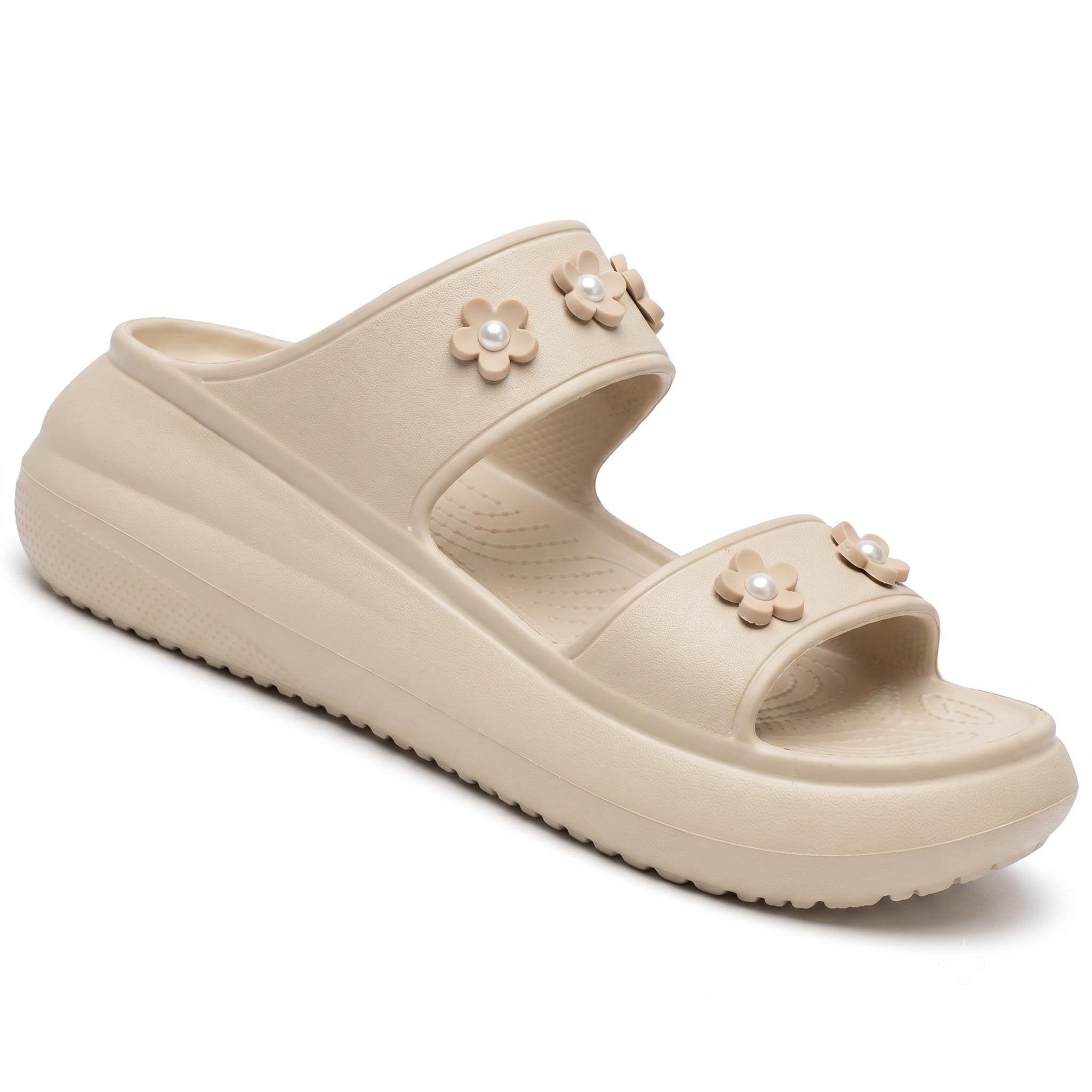 Dual Strap Lightweight Slides for Women | Daily Use Slipper with Soft and Comfortable Footbed-image-25