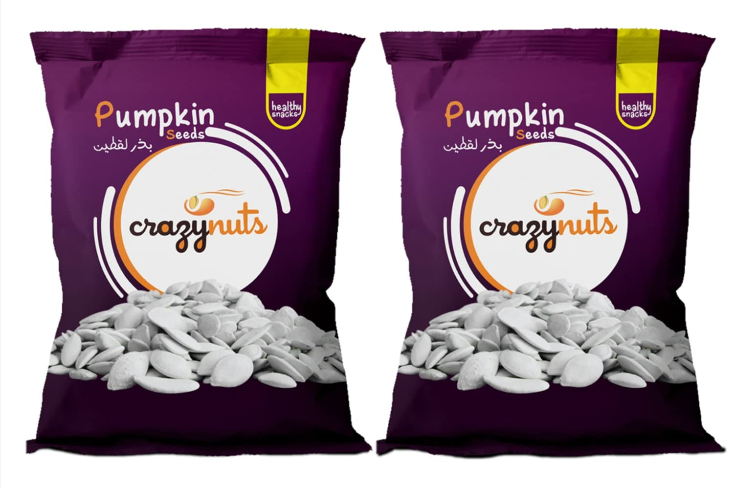 CrazynutsPumpkin Seeds 200g Value Pack of 2 Healthy Snacks Containing Nutrition Values