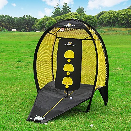 PodiuMax Portable Golf Practice Net - Automatic Ball Return System Design, Suitable