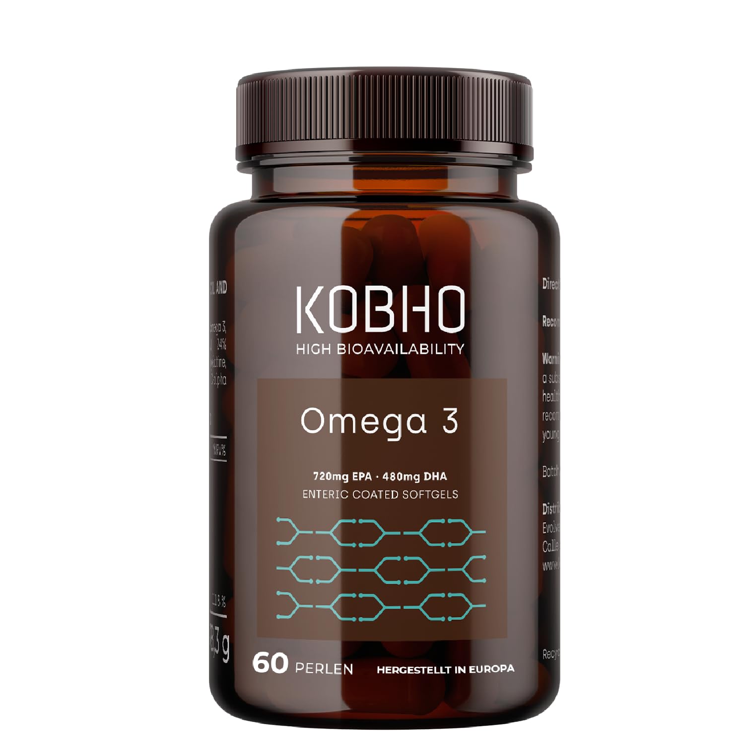 Omegatex® Omega-3 2000 mg EPA/DHA – Hochdosiert – Ohne Fischgeschmack – 60 Kapseln – IFOS-zertifiziert