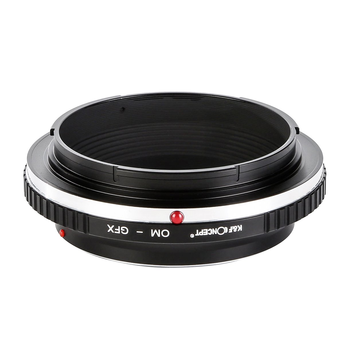 K&F CONCEPT OM-GFX Adattatore Anello Adattatore di Montaggio per l'Obiettivo di Compatibile con Compatibile con Olympus OM a Fotocamera Compatibile con Fujifilm GFX Serie