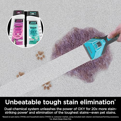 carpet cleaner in use cleaning stairs