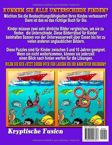 Finde den Fehler - Fehlersuchbuch: Bilderrätsel für Kinder ab 5 Jahre. 40 Suchrätsel mit über 300 ve