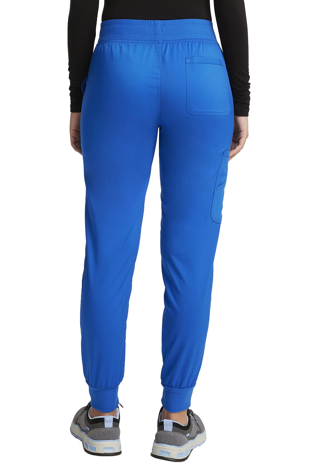 Cherokee WW601 - Set da donna con scollo a V, con pantaloni da jogging a vita media WW115
