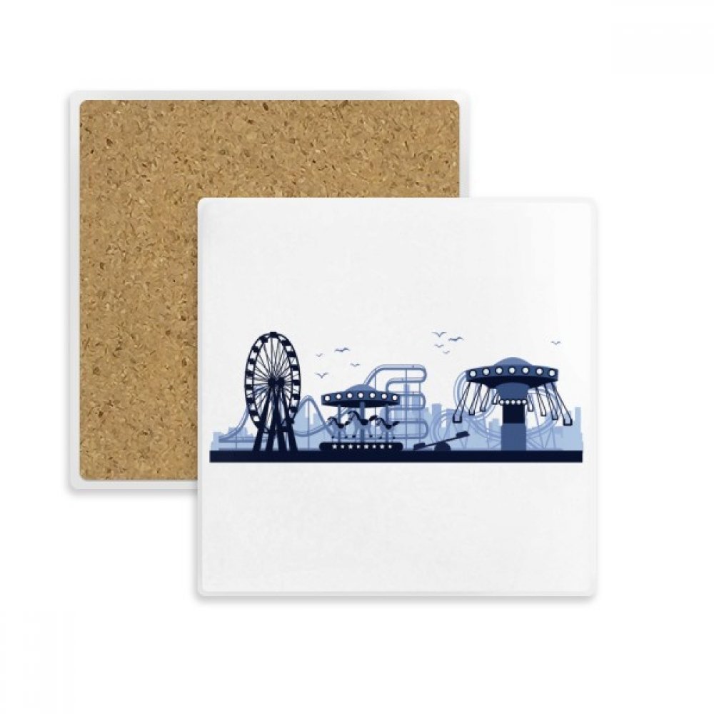 Porte de Pierre Absorbent pour Tasse de Café et Boissons sur Table de Salon