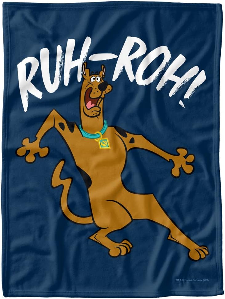 LOGOVISION Scooby Doo Lightweight Baby Blanket, 30"X40", Ruh Roh Unisex for Infants Girls & Boys