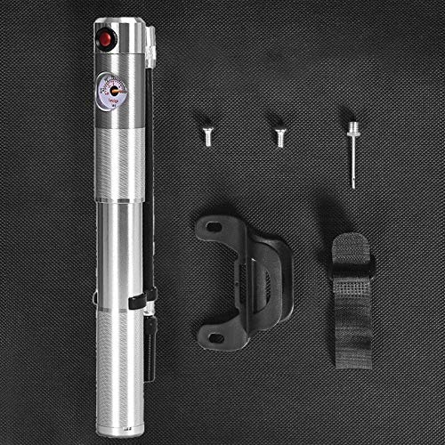 Pompa di bicicletta 210PSI pompa da bicicletta portatile mini con pressione d'aria della pompa Manometro aria della pompa manuale a sfera gonfiatore