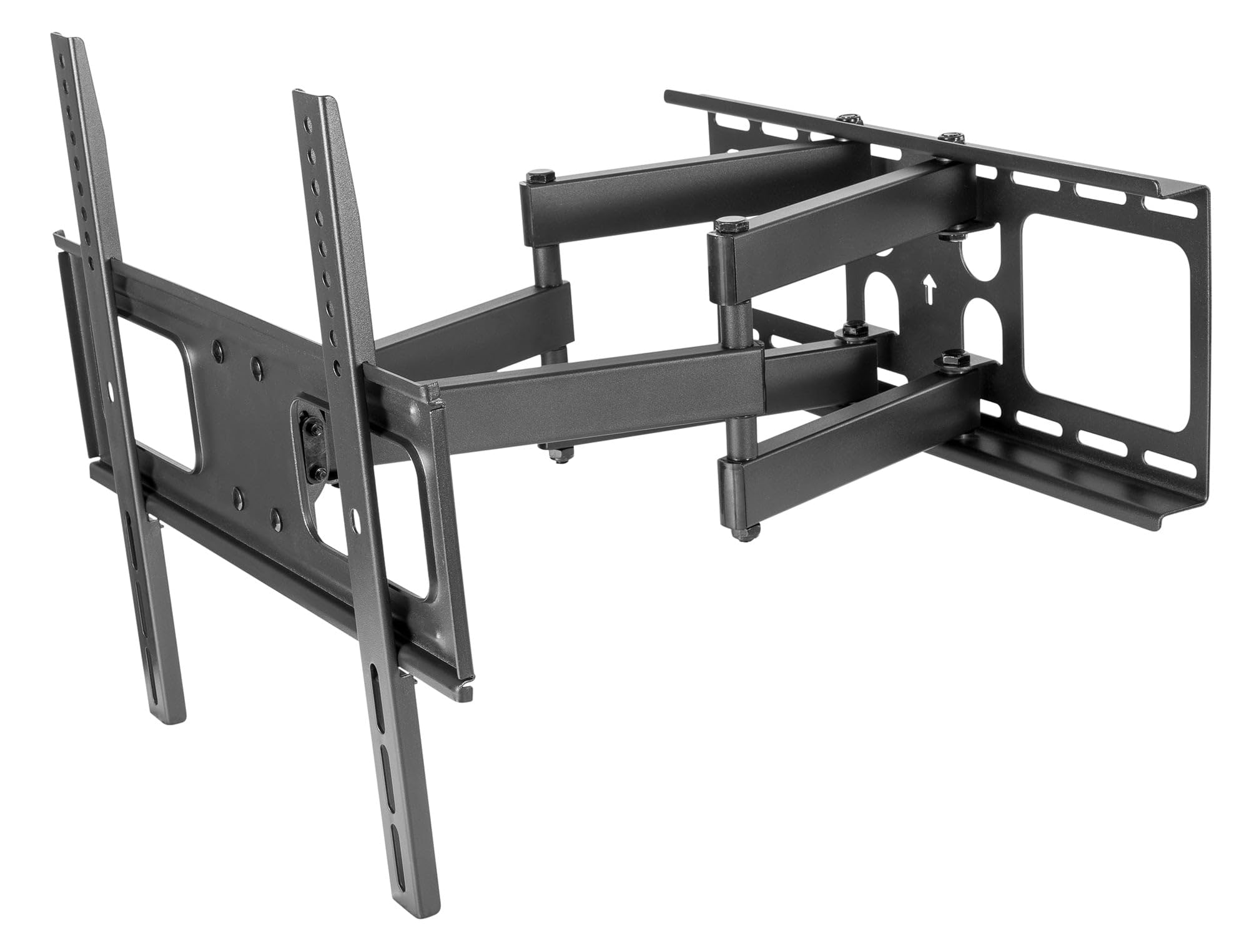 Techly 361254 Staffa da Muro con Doppio Braccio per TV LED/LCD 32-55" Nero