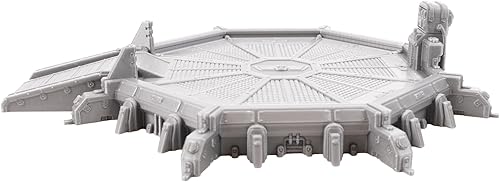 Miniatura 4 de Tabletop Terrain Almohadilla de aterrizaje Grimdark de War Scenery para juegos de guerra y juegos de rol en miniatura de 1.102 in y 1.260 in