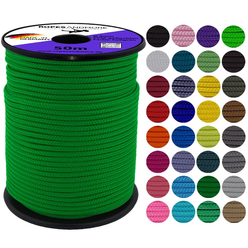 Corde en polypropylène pour le jardin et la décoration de votre maison de 50m