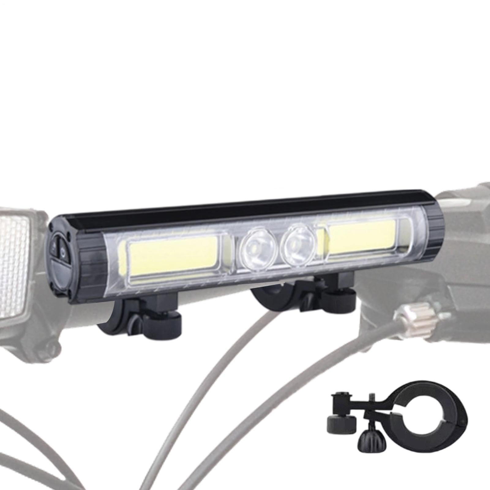 Faros Bicicleta Noche Recargable USB Impermeable 4 Modos