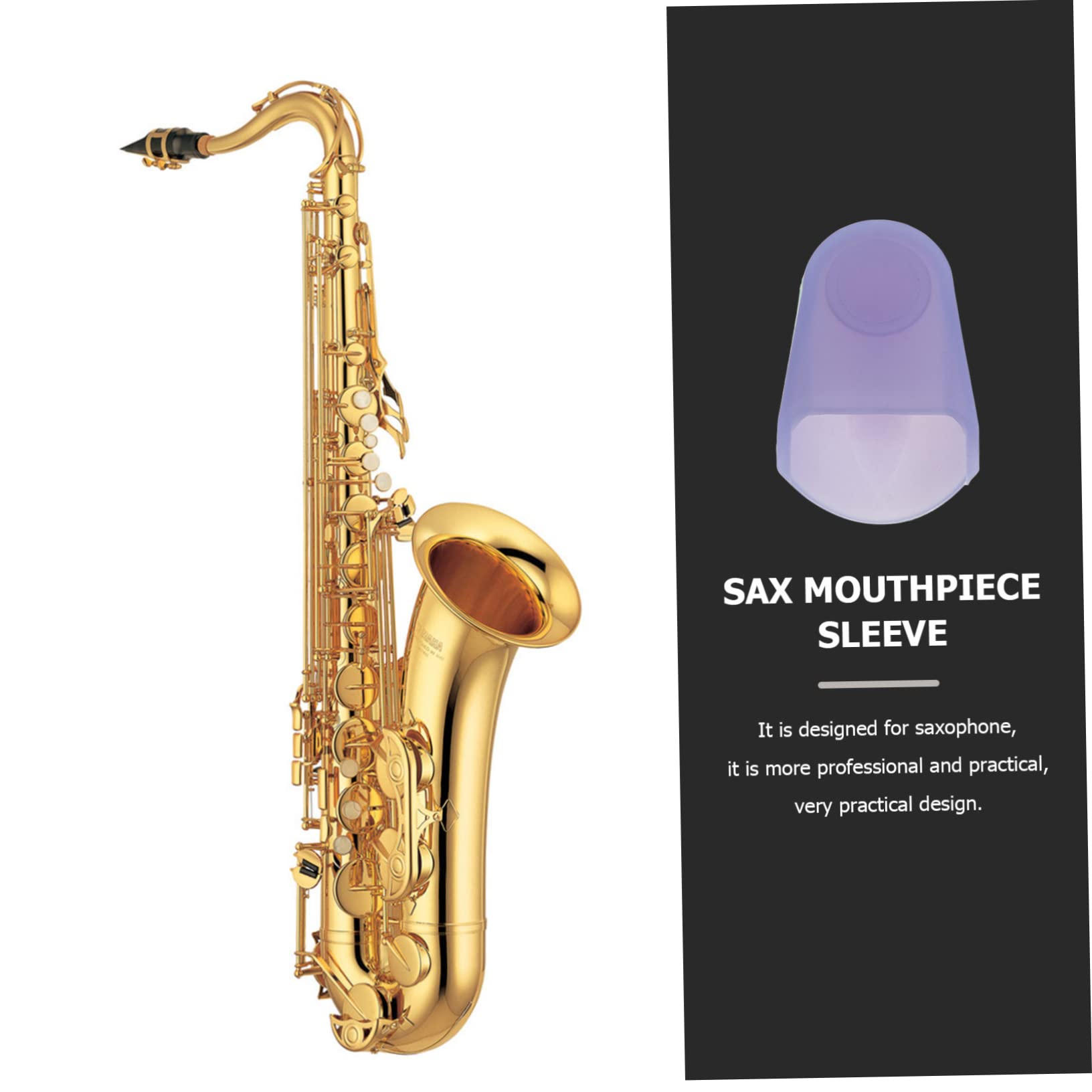 Abaodam for Saxophone Saxophone Protector Cap Case Smooth Surface for Daily Use for Ages