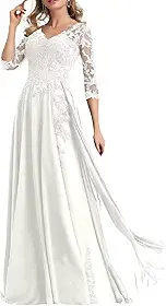 Vestidos de mãe da noiva de chiffon com aplique de renda 2025 vestidos de mãe do noivo para casamento