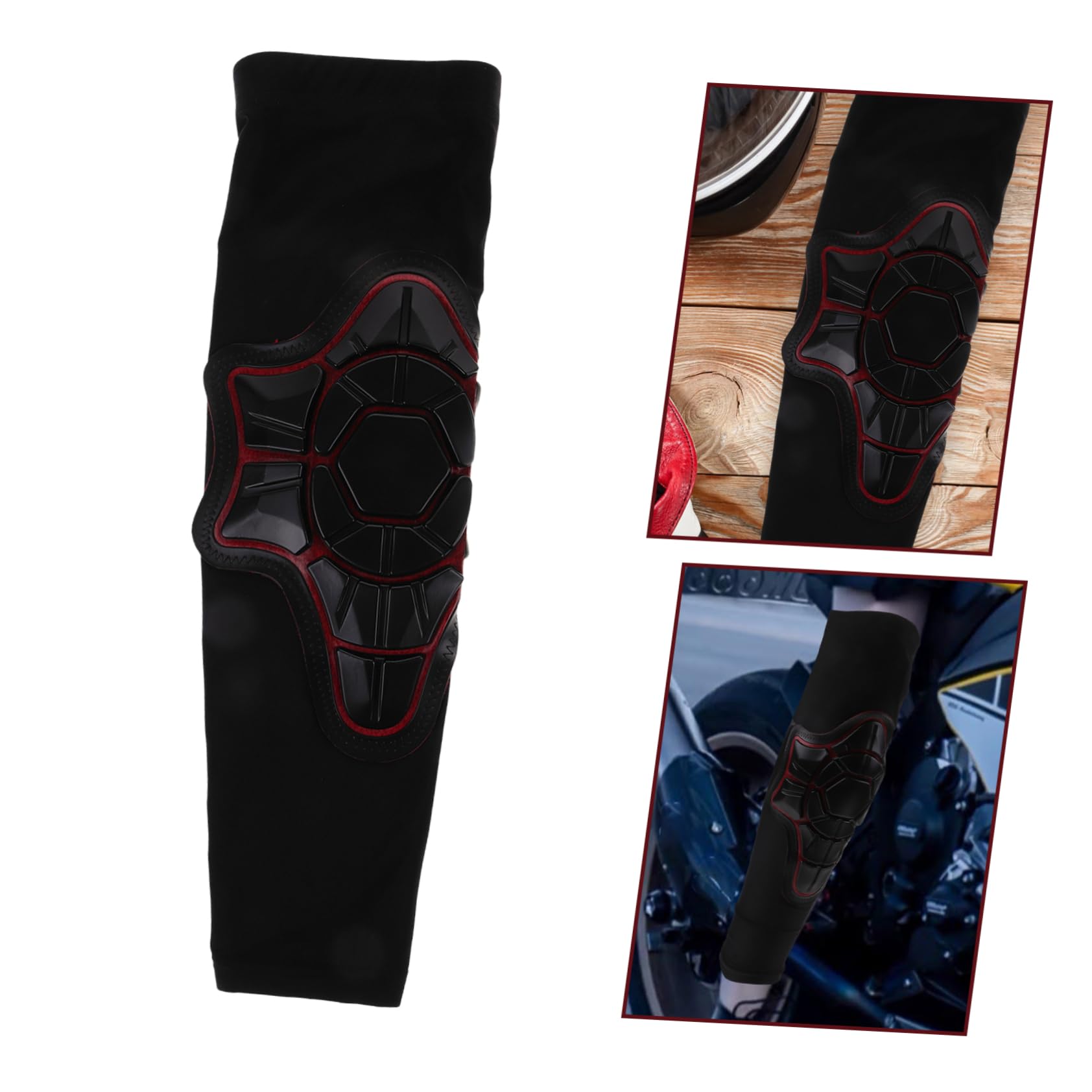 PartyKindom Motorcycle Knee Guard Protective Gear for Adults Pu Material Knee Pads for Riding Motocross and Off- for Enhanced Safety and Style