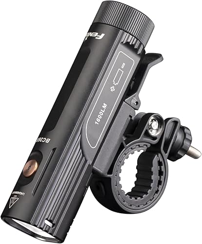 Miniatura 3 de Fenix BC26R - Luz recargable para bicicleta, 1600 lúmenes, súper brillante con baterías duales y organizador de baterías LumenTac