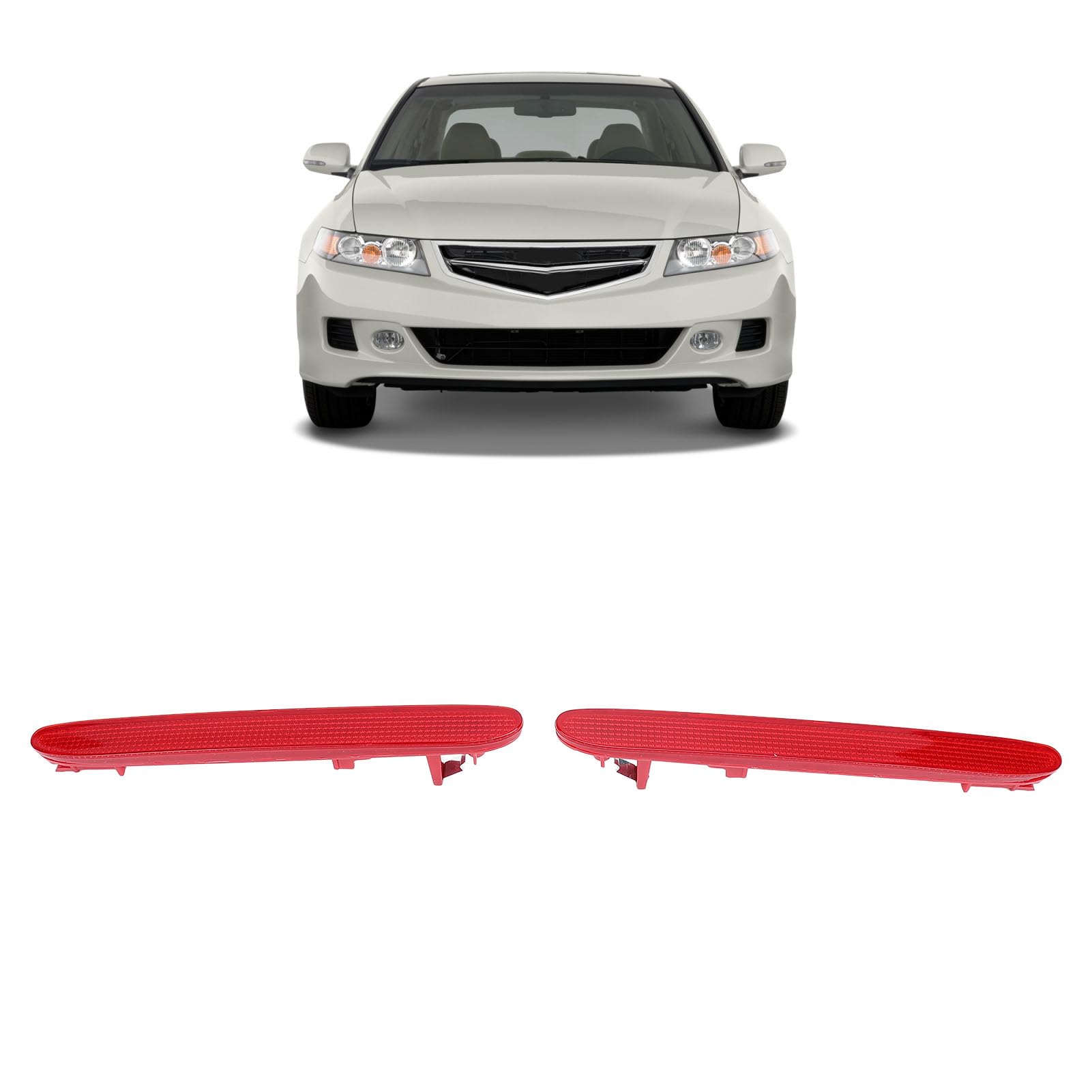 sea！！！ 1 Pair Car Rear Bumper Reflector 33555-SEA-013 Enhanced Safety