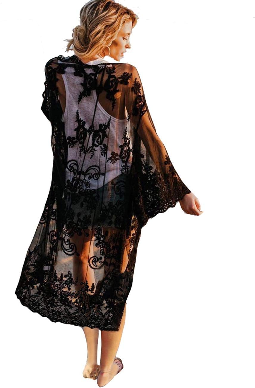 FINCATI Bikini Cover up Women Boho Beach Wears for Summer Holiday Vocation (one Size, 1052-1)