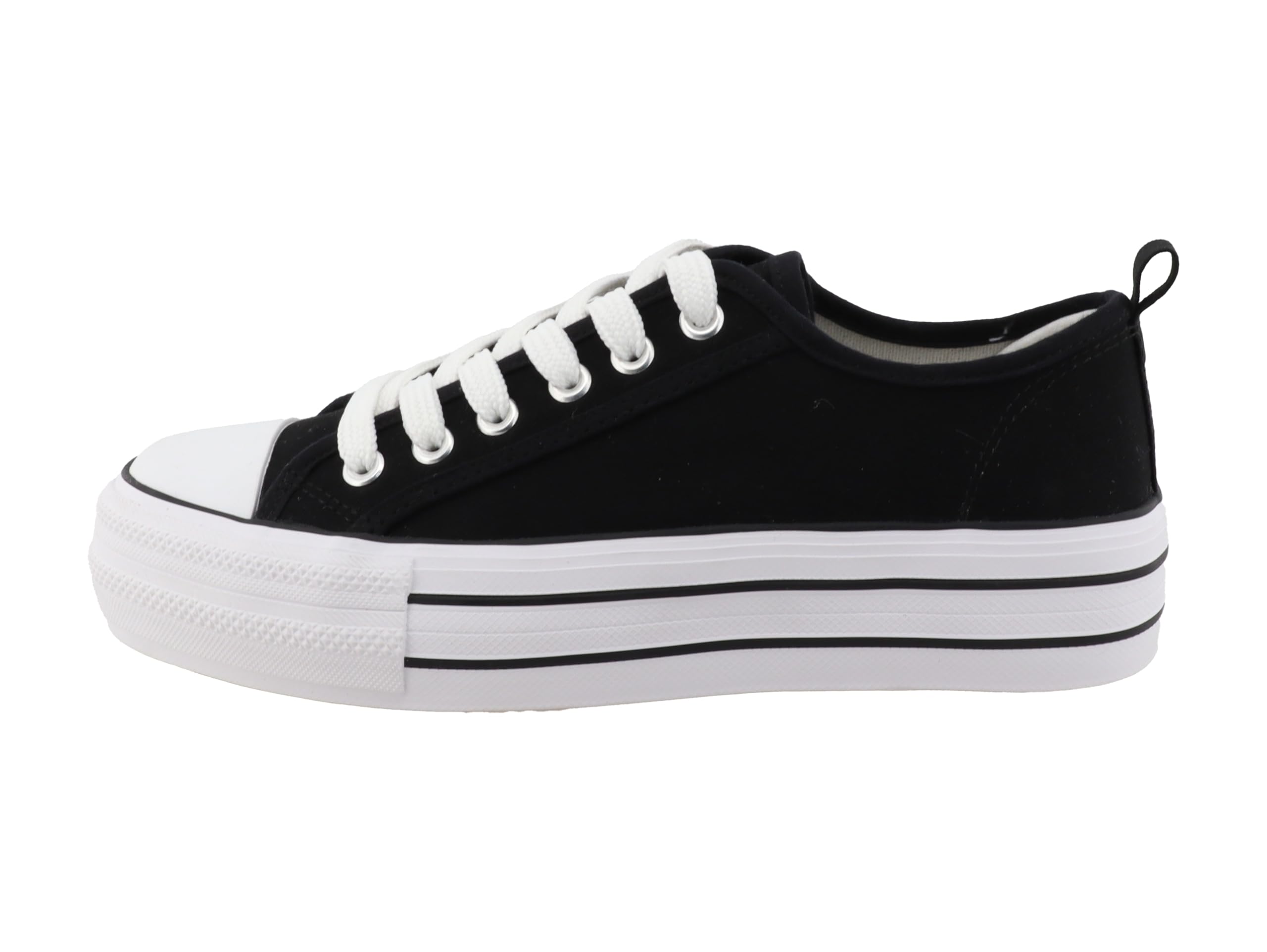 TOM TAILOR Women's 9590400003 Trainers, Black, 40 EU, Black, 8 UK