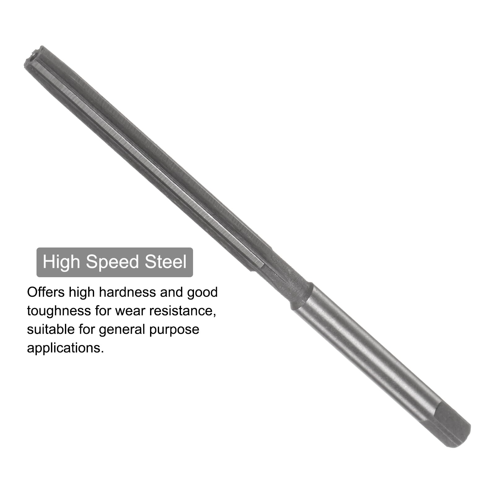 QUARKZMAN Alesatori a Mano, 5mm H7 Punta Trapano Alesatore Metrico per Alesatura Fori in Metallo Legno, Flauto Dritto in Acciaio ad Alta Velocità (HSS) Strumento
