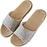 [L.] ルームシューズ 室内 はき心地の良さを追求した麻のサンダル スリッパ 室内履き レディース メンズ