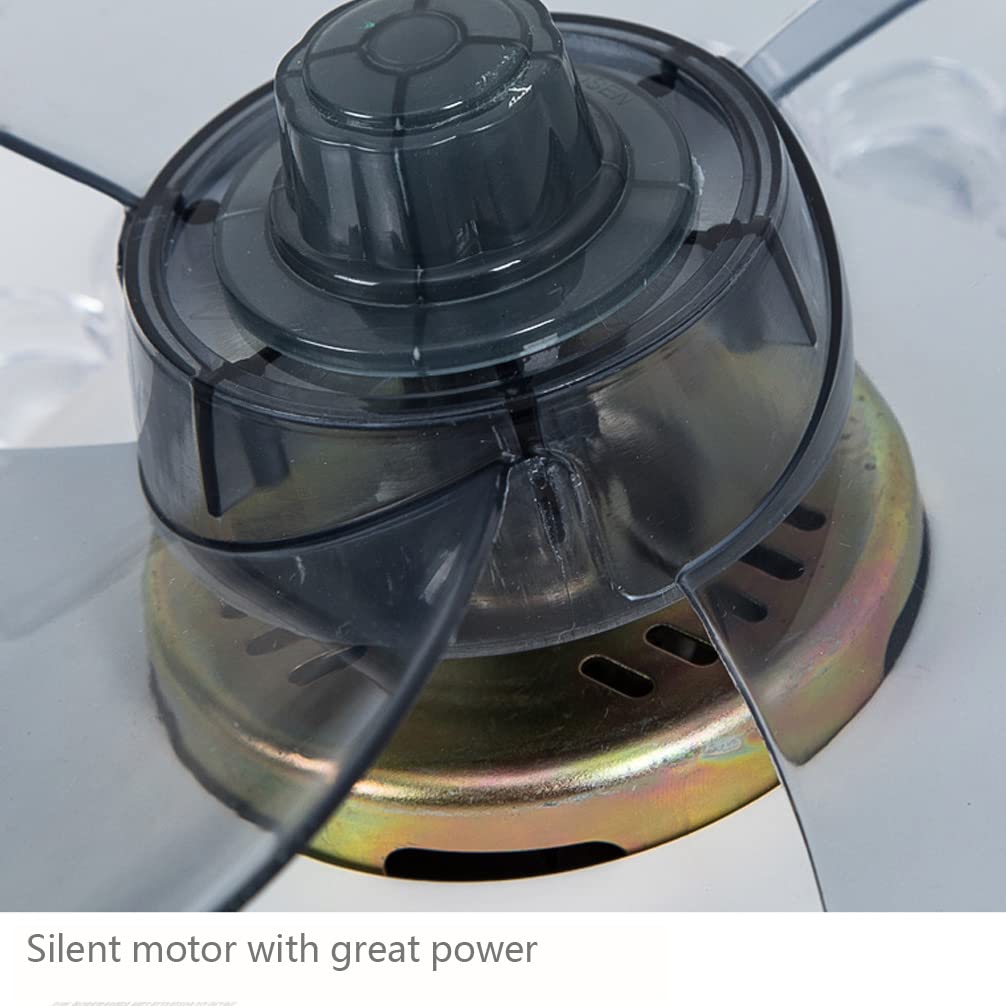CUNTO Plafoniera con ventilatore a LED, Plafoniera con ventilatore semplice per camera da letto. Telecomando silenzioso. Plafoniera con ventilatore multifunzione integrata