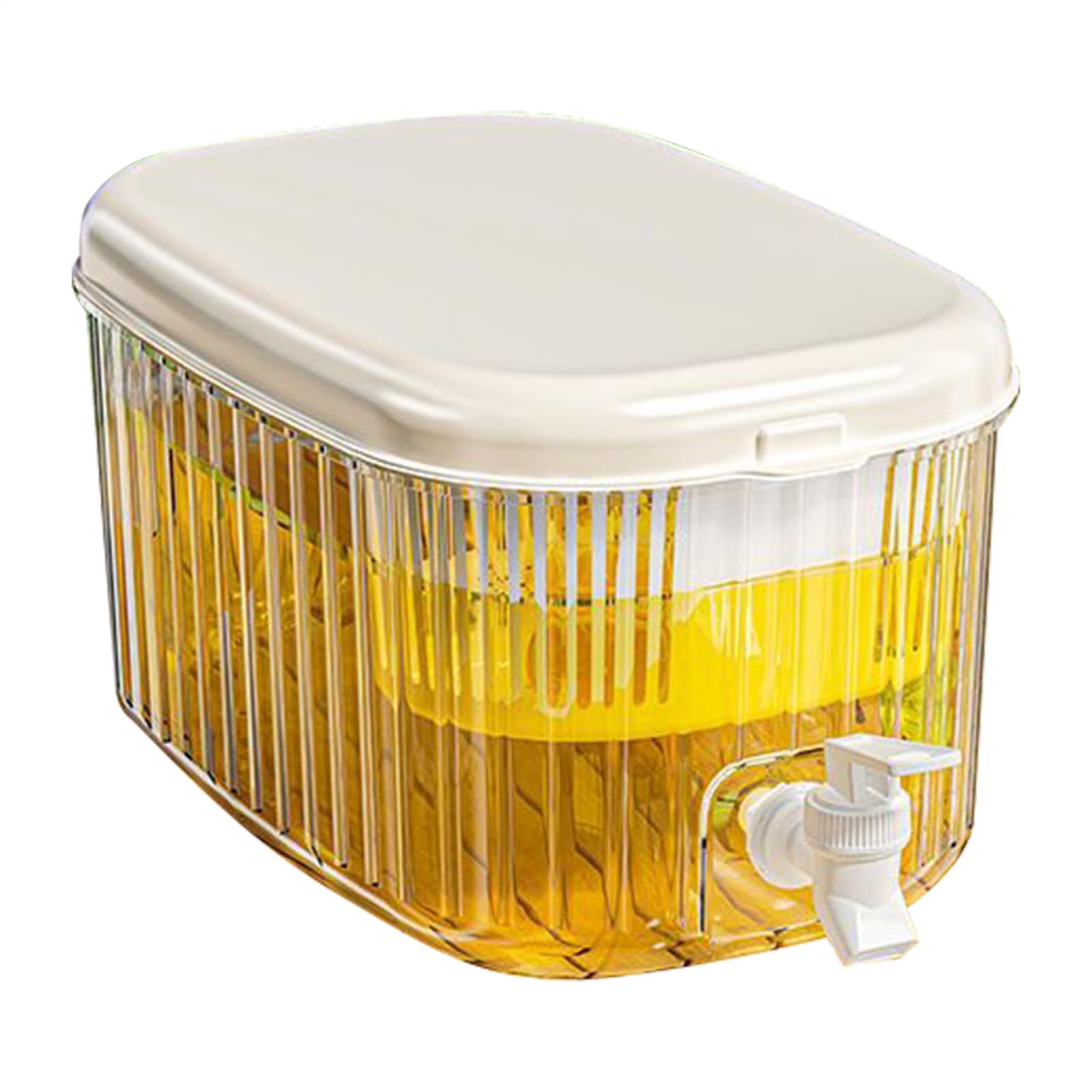 Dispenser d'acqua per rubinetto - Bollitore per succhi per la casa | Grande distributore di bevande alla frutta con coperchio per cocktail, refrigeratore, contenitore per raffreddare, tè e