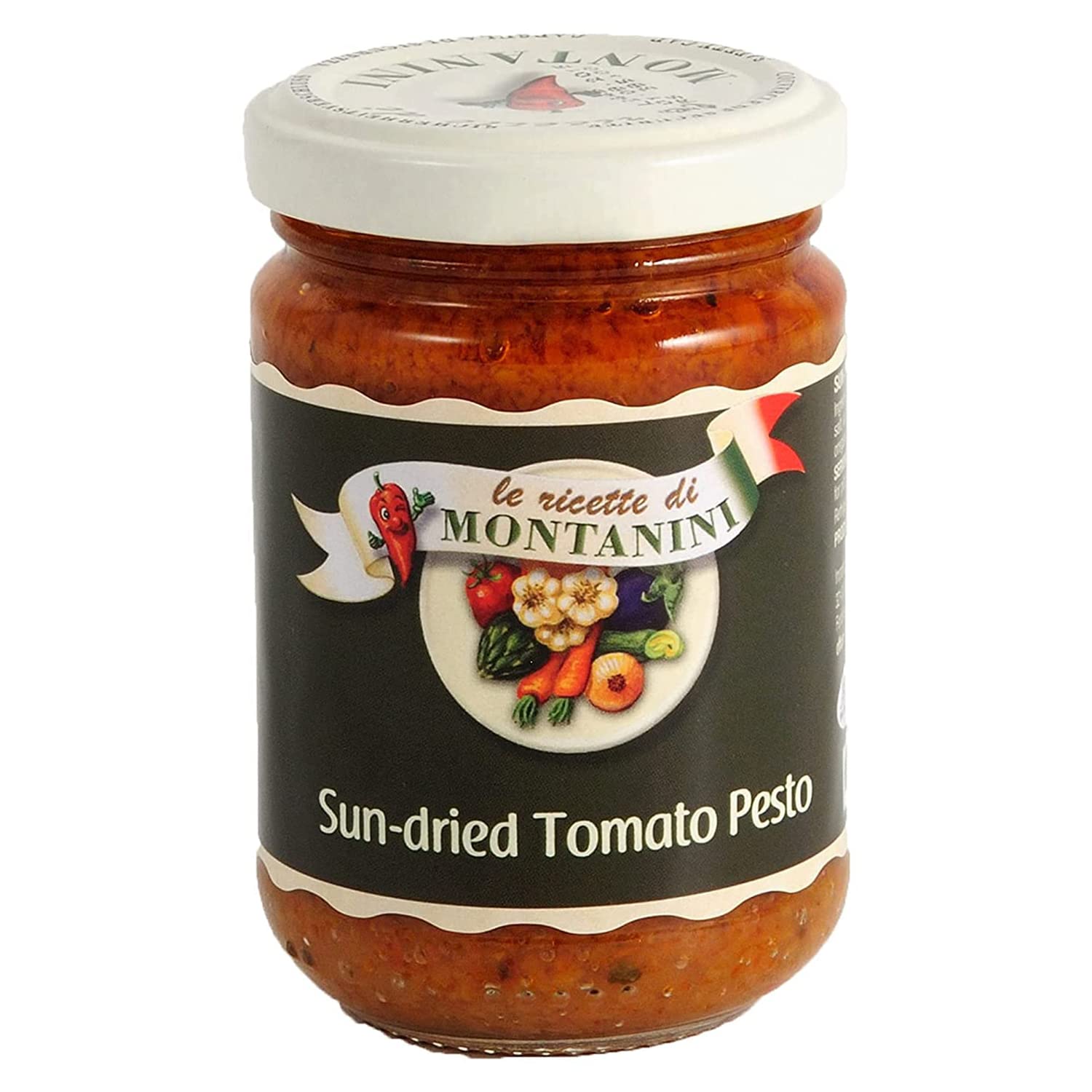 Montanini Sun-dried Tomato Pesto Sauce, 4.94 oz ℮ 140 g (B003DZ72XW) Amazon Price History, Amazon Price Tracker