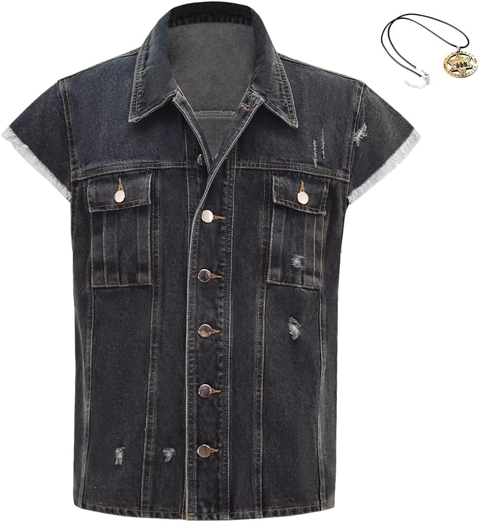 Chaleco vaquero con disfraz de John Marston para Argentina Ubuy