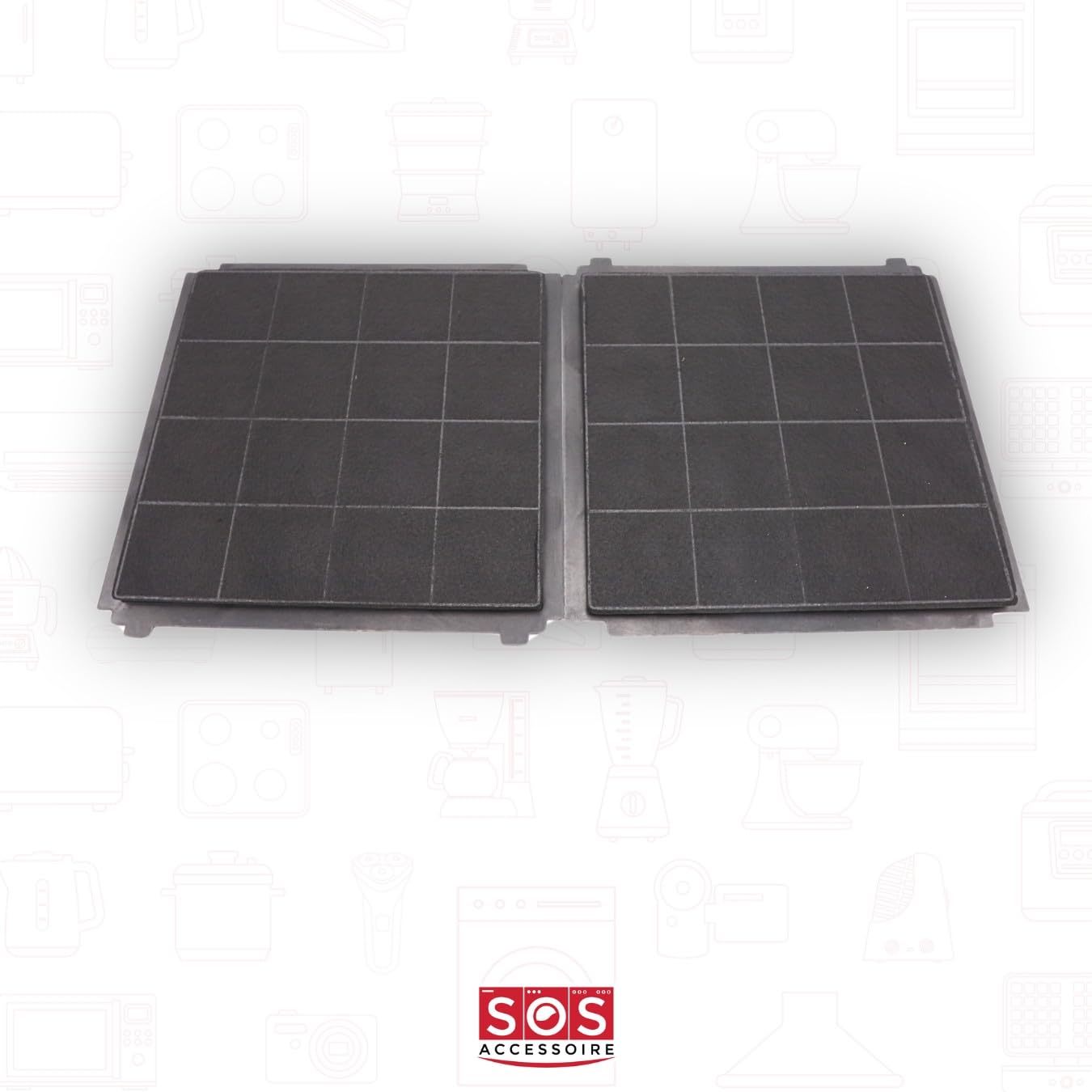 Filtre à Charbon Actif AIR2GO Pour Hotte Proline F00333/S - Compatible BOX602SS, BOX603SS... | Durée De Vie 18-24 Mois, Lavable Au Lave-vaisselle - 10