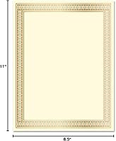 Vista 9 de Geographics Certificados de lámina tradicionales, lámina dorada, 8.5 x 11 pulgadas, paquete de 100 (47833)