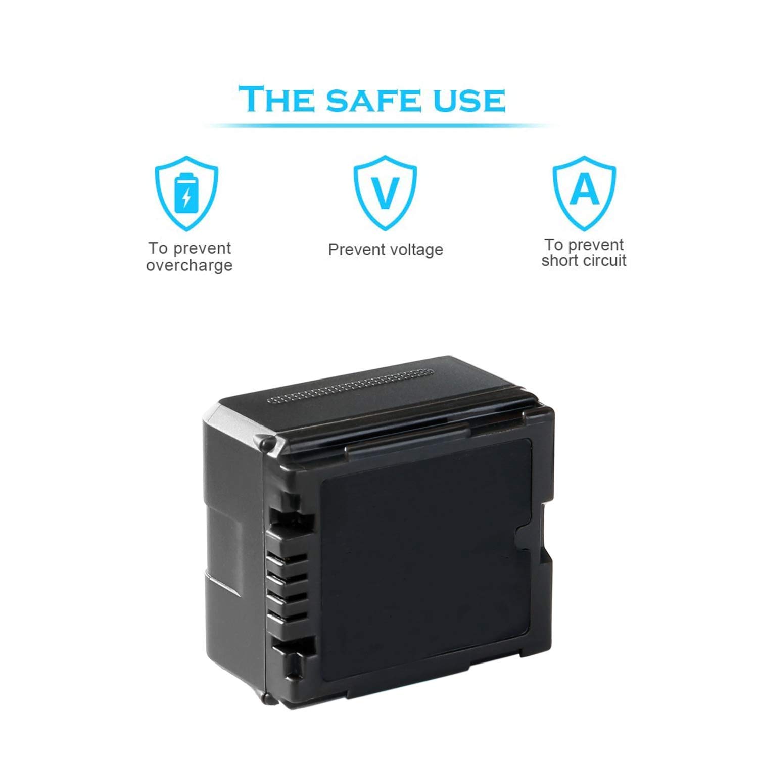 Kastar VW-VBG260 Battery And Charger Replacement For Panasonic AG-AF100 AG-HMC40 AG-HMC80 AG-HMC150 HDC-HS250 HDC-HS300 HDC-HS700 HDC-SD600 HDC-SD700 - View #3