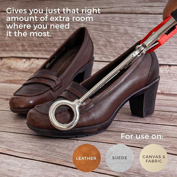 Image of Ball & Ring Shoe Stretcher, Bunion Pads & 4 oz Shoe Stretch Spray