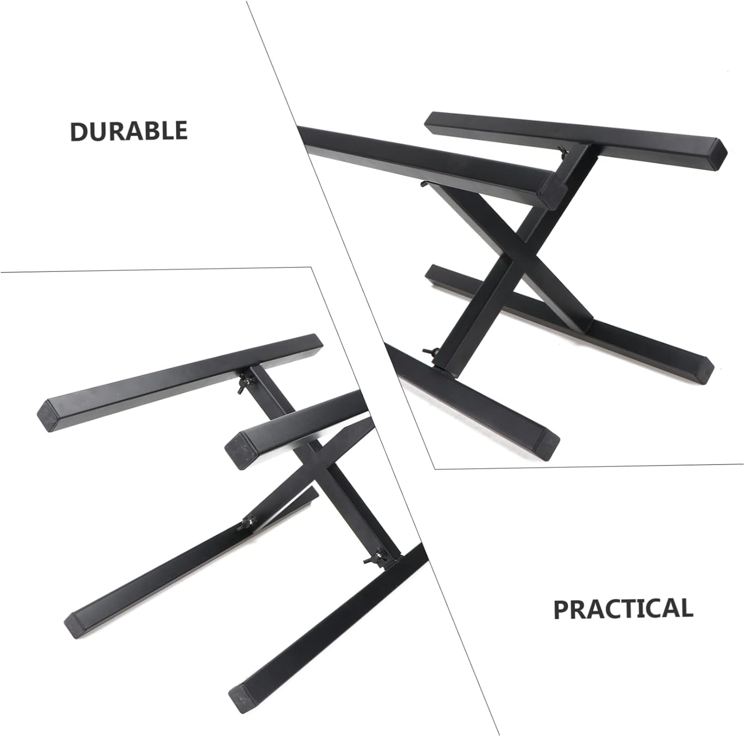 Potted Plants Rack Four-legged Flower Stand Cross-shaped Storage Shelf Flower Pot Holder and Durable Plant Stand