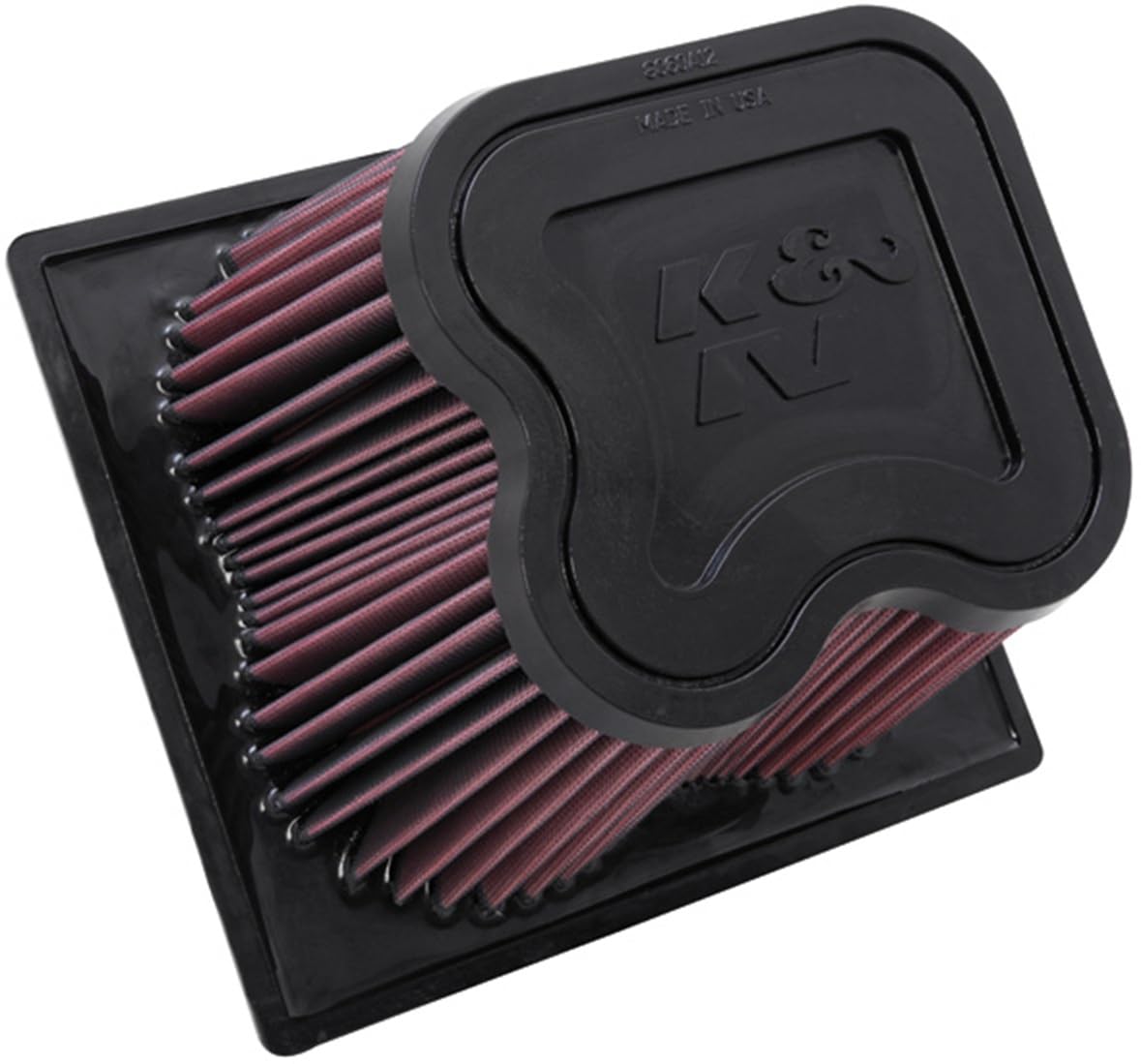 K&N Performance Diesel High-Flow Lifetime Engine Air Filter: Increase Power & Towing, Washable, Replacement Air Filter: Compatible with 2010-2012