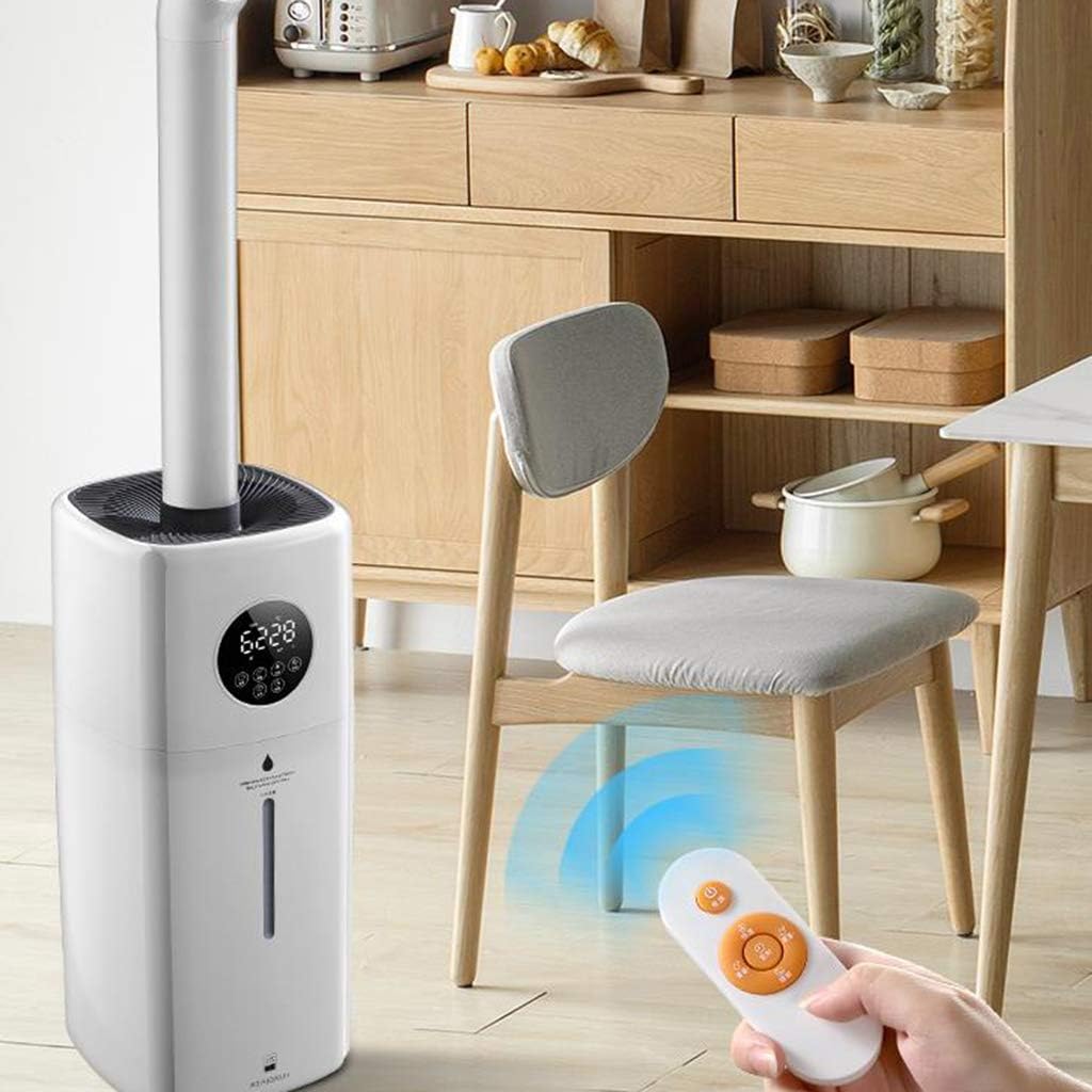 Humidifiers 21L Large-Capacity Industrial Smart Quad-core Commercial Supermarket Vegetable and Fruit Fresh-Keeping Workshop Factory Sprayer White (Touch Version)