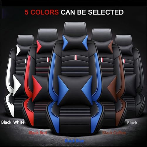 Miniatura 9 de Fundas de asiento de automóvil de lujo para GLA 250, juego completo de fundas de piel sintética para 5 asientos, antideslizantes, impermeables,