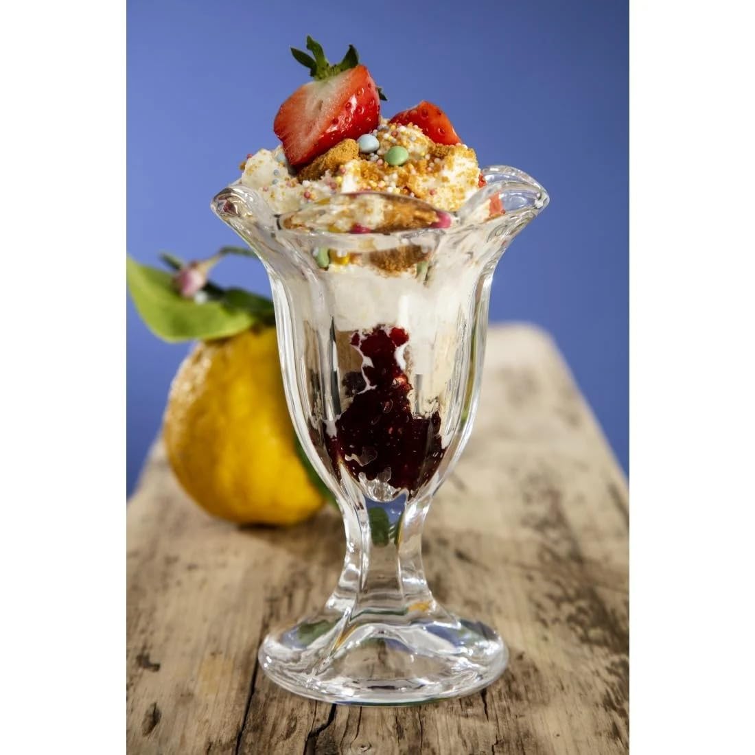Olympia Catering aparato superstore – cc907 tradicionales copas de helado de altura, 185 ml (Pack de 6)