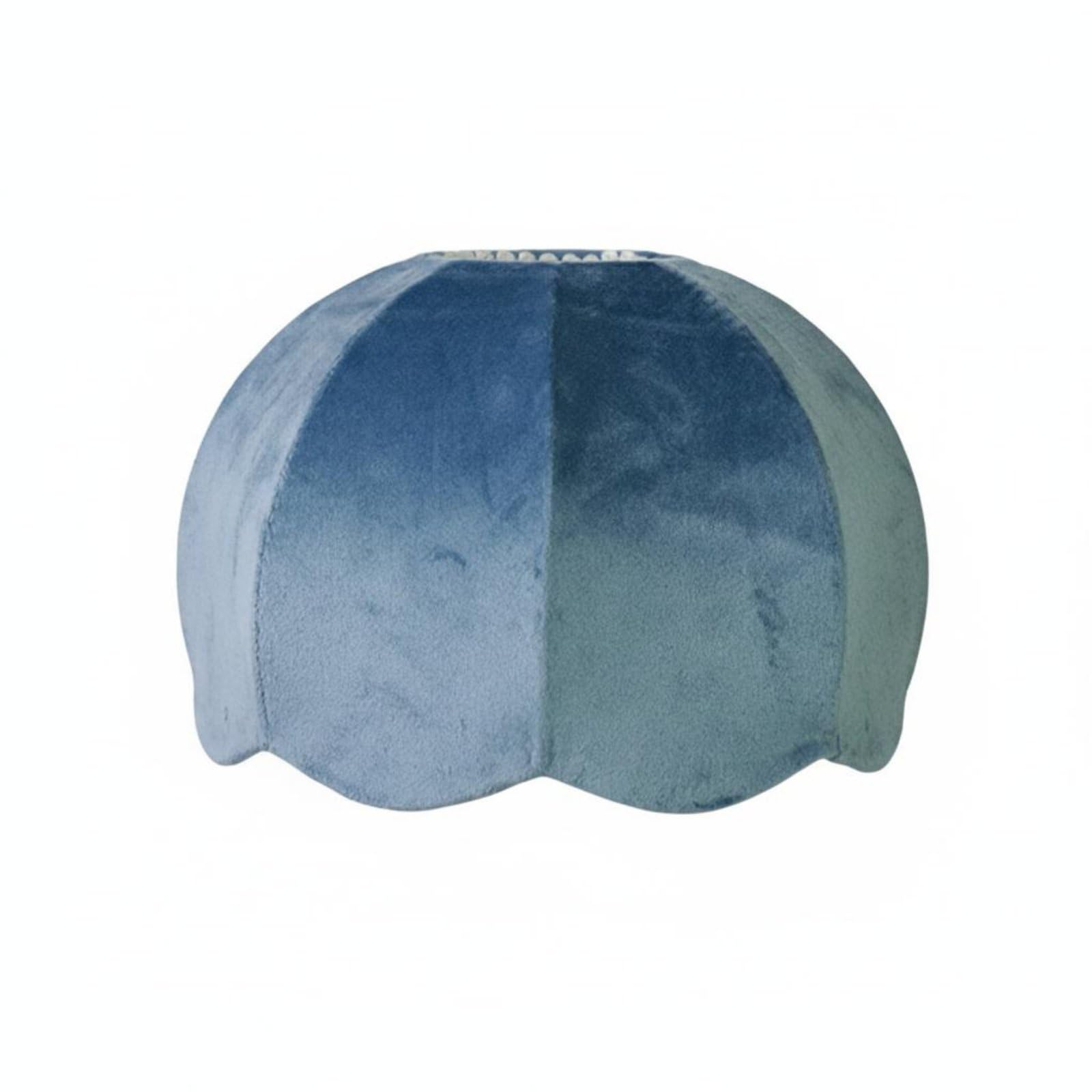 European Aesthetic Table Lampshade Antique Elegance Textile Lampshade with Tassel Fringed Luxurious Cloth Lamp Shade Handmade, Dark Blue 9 Inch-image-24