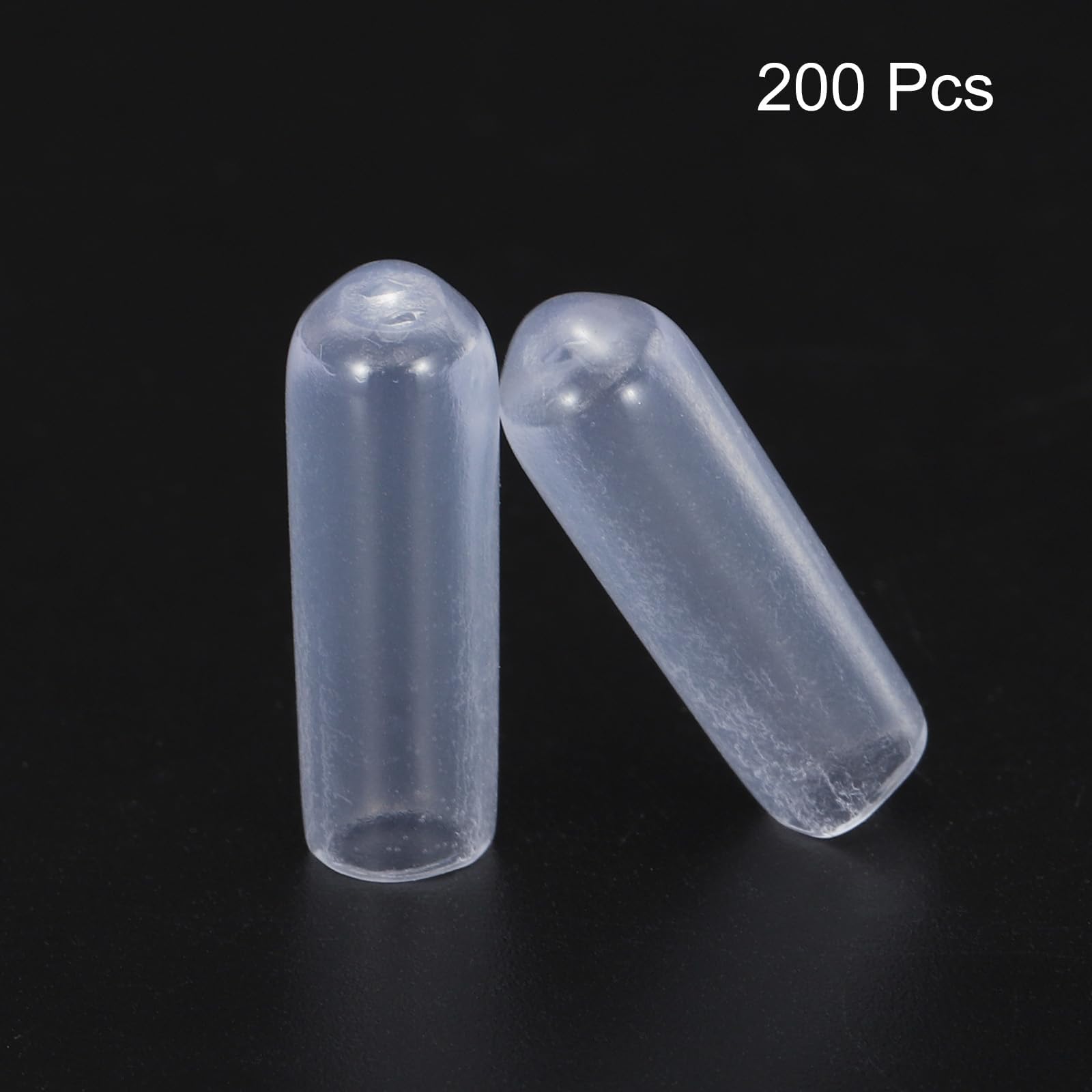 TOP-VIGOR 200Pcs Rubber End Cap 4mm ID - Image 3