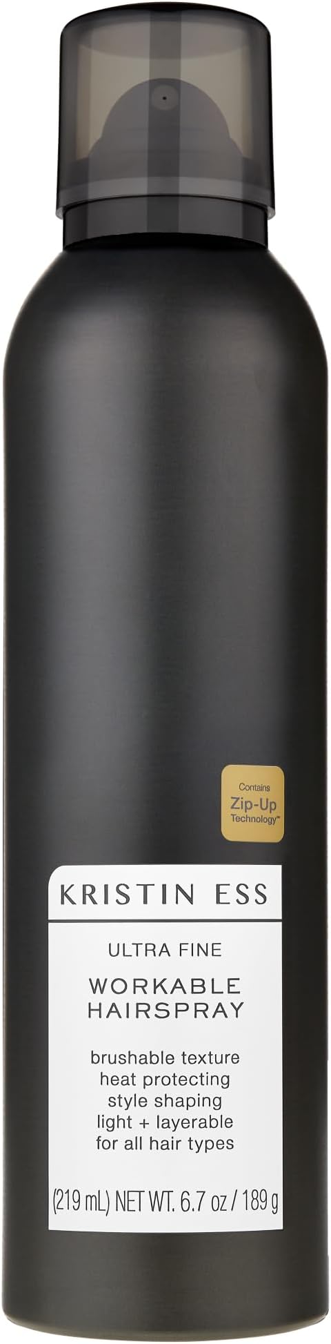 Ultra Fine Professional Hairspray + Heat Protectant for Hair - Lightweight Hold for Women - Volumizing Anti Frizz Hair Styling - Brushable, Flexible Styling + Finishing Spray - Color Safe